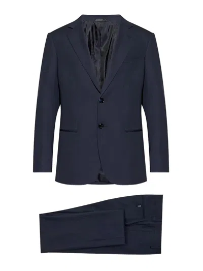 GIORGIO ARMANI WOOL-BLEND SINGLE-BREASTED SUIT
