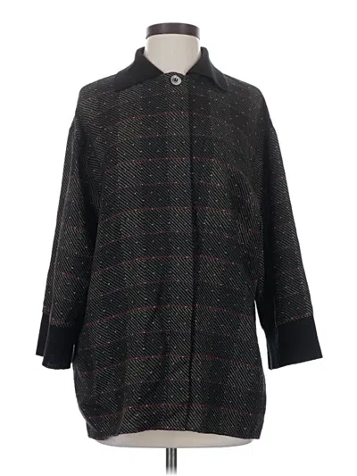 Pre-owned Giorgio Armani Wool Cardigan Sweater In Gray