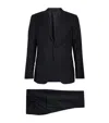 Giorgio Armani Wool-cashmere Two-piece Suit In Black