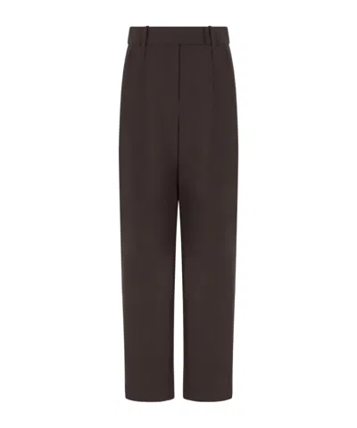 GIORGIO ARMANI WOOL CASUAL PANTS