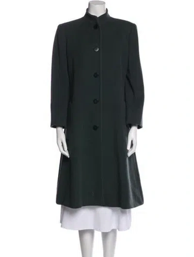 Pre-owned Giorgio Armani Wool Coat In Green