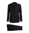 GIORGIO ARMANI WOOL DOUBLE-BREASTED TWO-PIECE SUIT