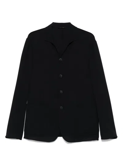 Giorgio Armani Wool Jacket In Black