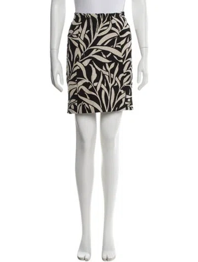 Pre-owned Giorgio Armani Wool Mini Skirt In Gray