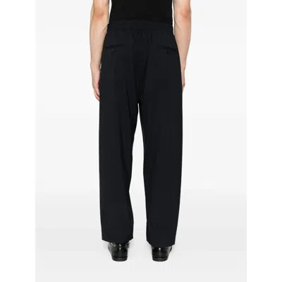 Giorgio Armani Wool Pants In Black