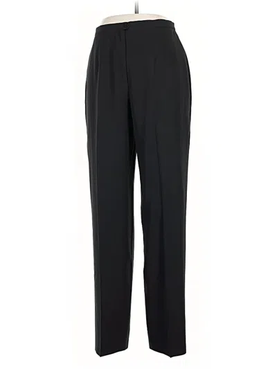 Pre-owned Giorgio Armani Wool Pants In Black