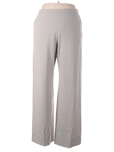 Pre-owned Giorgio Armani Wool Pants In Gray
