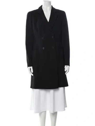 Pre-owned Giorgio Armani Wool Peacoat In Gray