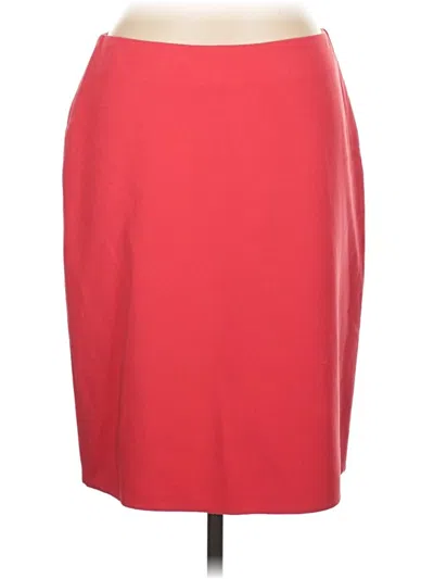 Pre-owned Giorgio Armani Wool Skirt In Pink