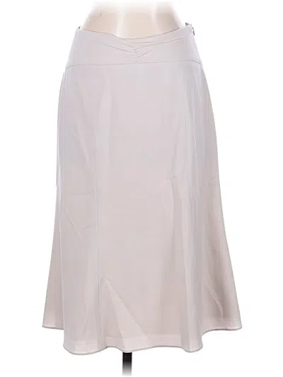 Pre-owned Giorgio Armani Wool Skirt In Tan