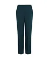 Giorgio Armani Wool Straight Pants In Black