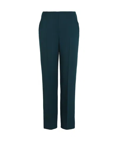 Giorgio Armani Wool Straight Pants In Black