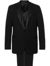 Giorgio Armani Virgin Wool-silk 2-piece Soho Tuxedo In Black