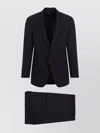 Giorgio Armani Single-breasted Wool Suit In Black
