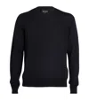 Giorgio Armani Wool Sweater In Black