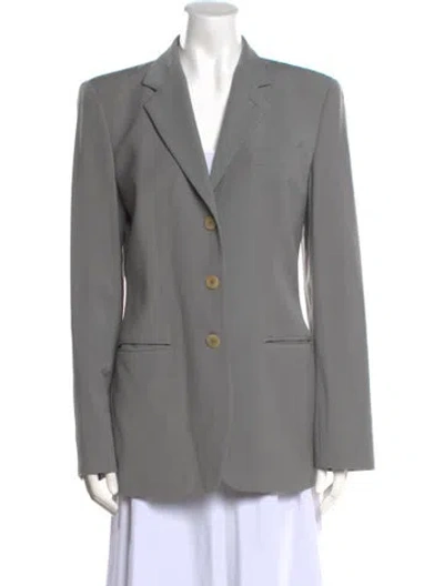 Pre-owned Giorgio Armani Wool Sweater In Gray