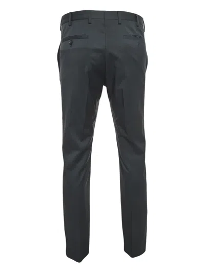 Pre-owned Giorgio Armani Wool Trousers In Black