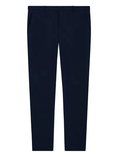 Giorgio Armani Wool Trousers In Blue