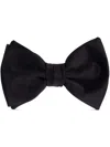 Giorgio Armani Adjustable-fit Silk Bow Tie In Black