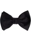 Giorgio Armani Adjustable-fit Silk Bow Tie In Black