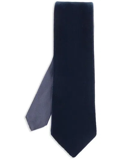 Giorgio Armani Woven Jacquard Tie In Green