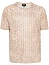 Giorgio Armani T-shirt In Neutrals