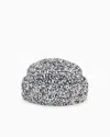 Giorgio Armani Woven Viscose, Linen And Cotton Beanie