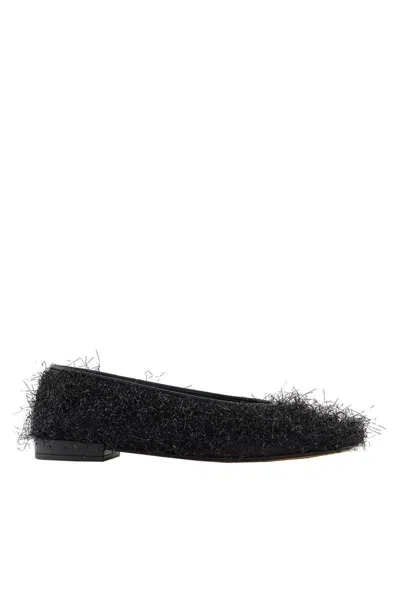 Giorgio Armani X 10 Corso Como Flat Shoes In Black+black