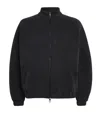 Giorgio Armani Stretch Cotton And Cupro Blouson In Black