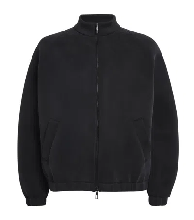 GIORGIO ARMANI ZIP-UP BOMBER JACKET