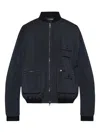 Giorgio Armani Bomberjacke Aus Twill In Blue