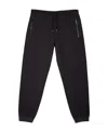 Giorgio Armani Zipper Pocket Sweatpants In Black