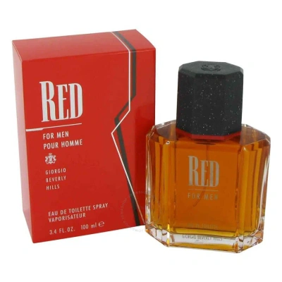 Giorgio Beverly Hills Red By  For Men Edt Spray 3.4 oz (m) In Red   / Amber