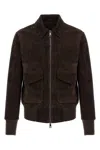 Giorgio Brato Aviatore Flap-pocket Leather Jacket In Brown