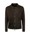 Giorgio Brato Veg Lamb Leather Biker Jacket Clothing In Black