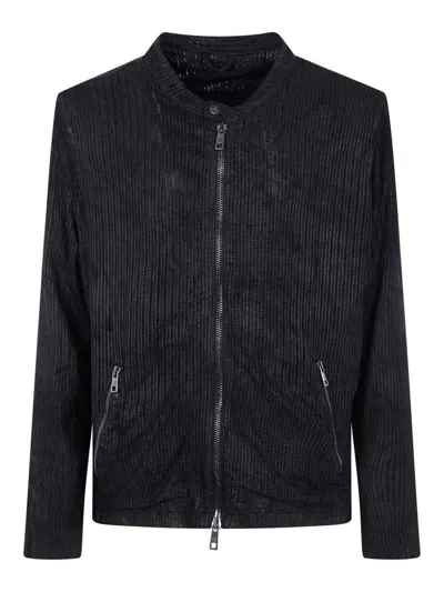 Giorgio Brato Biker Jacket In Black