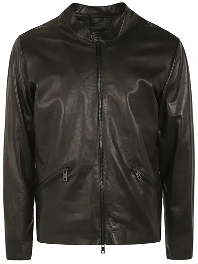 Giorgio Brato Biker Jacket Clothing In Black