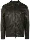 Giorgio Brato Biker Jacket In Brown