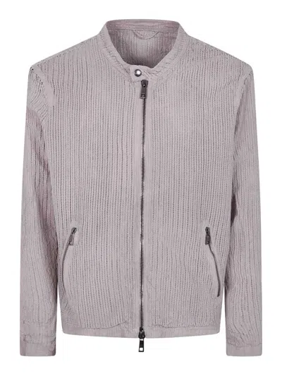 Giorgio Brato Biker Jacket In Red