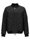 Giorgio Brato Reversible Leather Bomber Jacket In Black