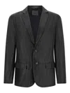 Giorgio Brato Black Single-breasted Blazer In Black