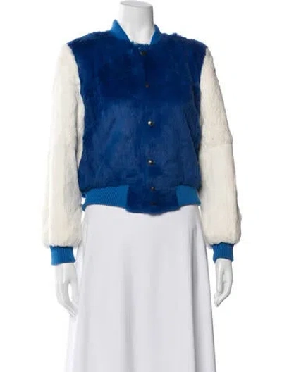 Pre-owned Giorgio Brato Bomber Jacket In Blue