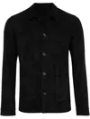 Giorgio Brato Button-down Shirt Jacket In Black