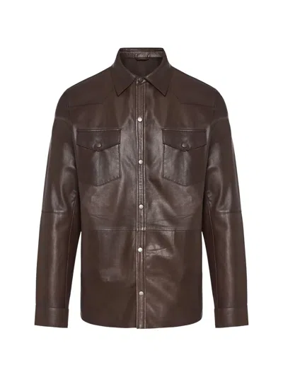 Giorgio Brato Buttoned Flap-pocket Shirt Jacket In Multi