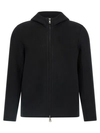 GIORGIO BRATO GIORGIO BRATO CASHMERE WOOL HOODED JACKET