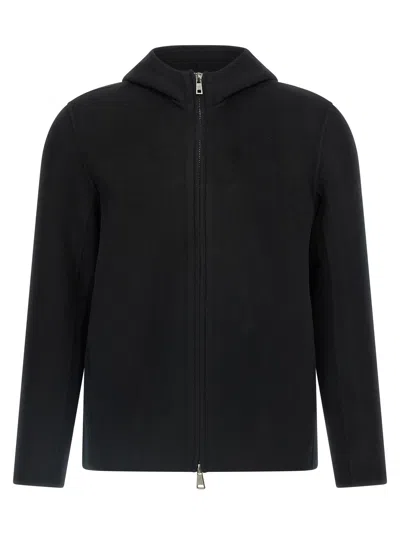 GIORGIO BRATO GIORGIO BRATO CASHMERE WOOL HOODED JACKET