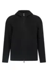Giorgio Brato Classic-collar Wool-blend Overshirt In Black