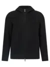 Giorgio Brato Classic-collar Wool-blend Overshirt In Black