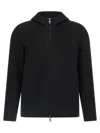 Giorgio Brato Classic-collar Wool-blend Overshirt In Black