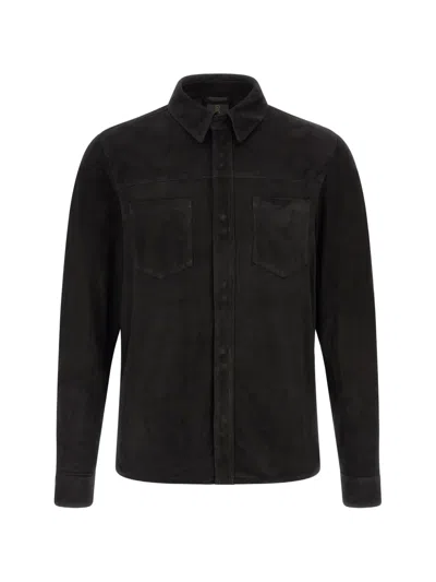 Giorgio Brato Chest-pocket Shirt Jacket In Black